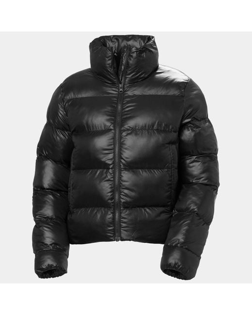 Jade Puffer Jacket Mujer Helly Hansen de color Black