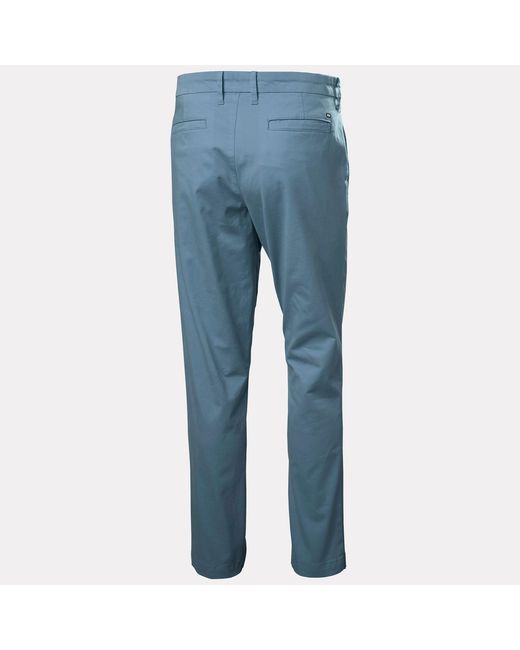 Helly Hansen Blue Bryggen Chino Trousers for men
