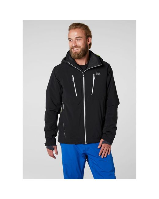 helly hansen black ski jacket