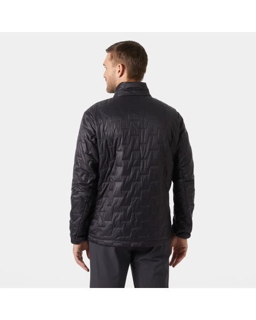 Helly Hansen Black Lifaloft Hooded Insulator Jacket for men
