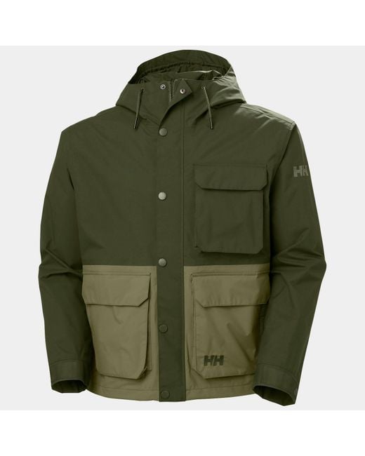 Escape Utility Rain Jacket Hombre Helly Hansen de hombre de color Green