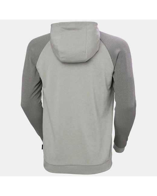 Helly Hansen Gray Lifa Tech Lite Pullover Hood 2.0 for men