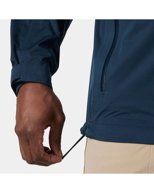 Helly Hansen Blue Momentum 3-Layer Stretch Jacket for men