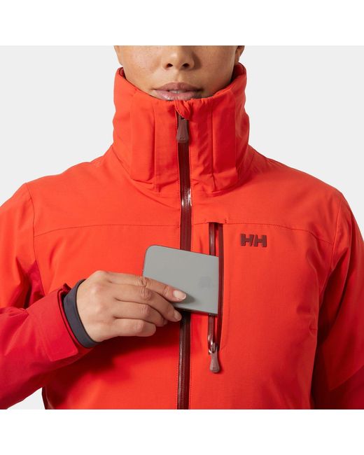Helly Hansen Red Alphelia Ski Jacket