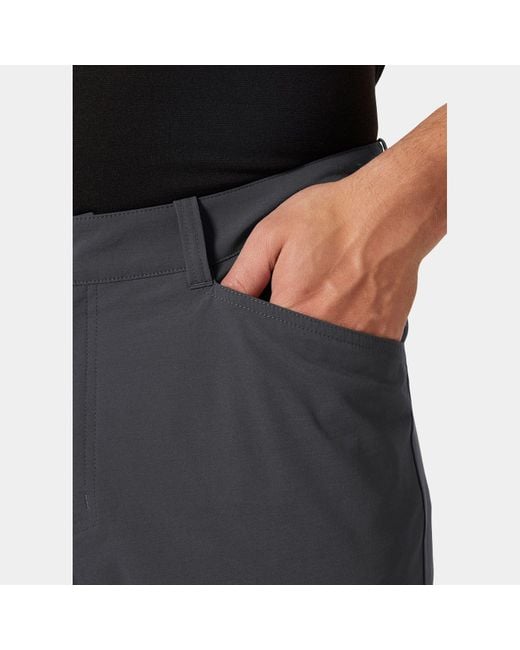 Helly Hansen Black Elv Light Zip-Off Tur Trousers for men