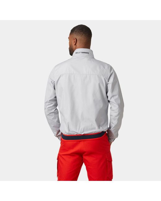 Helly Hansen Gray Salt Windbreaker Sailing Jacket for men