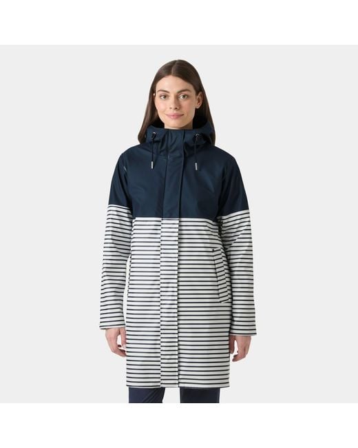 Helly Hansen Blue Moss Block Pu Raincoat
