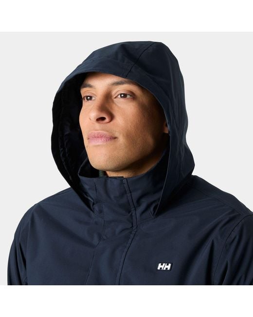 Helly Hansen Blue Smoegen Insulated Rain Jacket for men