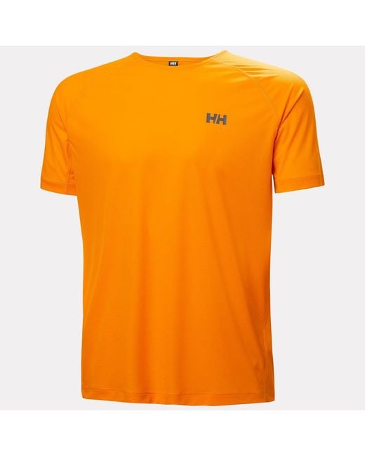 Helly Hansen Orange Trail Short Sleeve T-Shirt for men