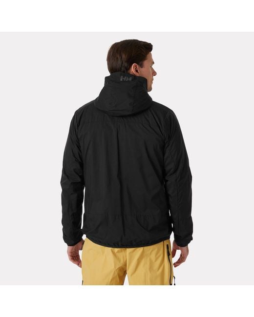 Helly Hansen Black Odin Backcountry Lightweight Hooded Insulator Jacket for men