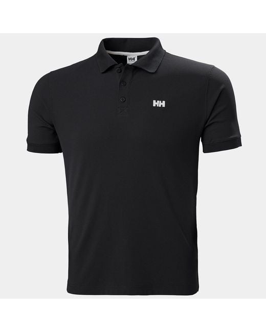 Helly Hansen Black Riftline Polo for men