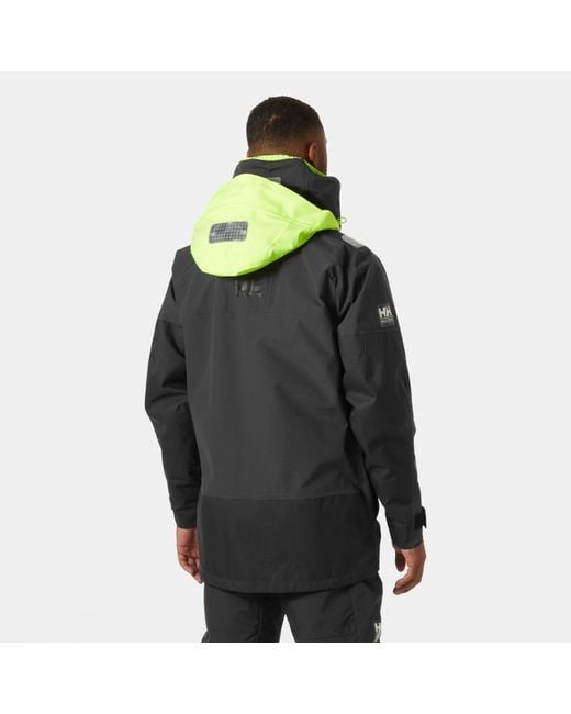 Helly Hansen Black Skagen Offshore Sailing Jacket for men