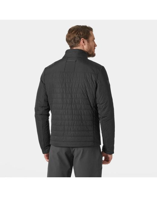 Helly Hansen Black Crew Insulator Sailing Jacket 2.0 for men