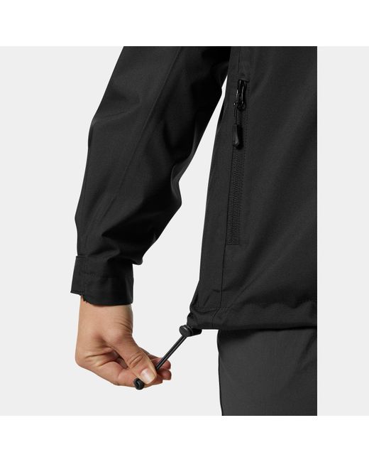 Helly Hansen Black Crew Hooded Jacket 2.0