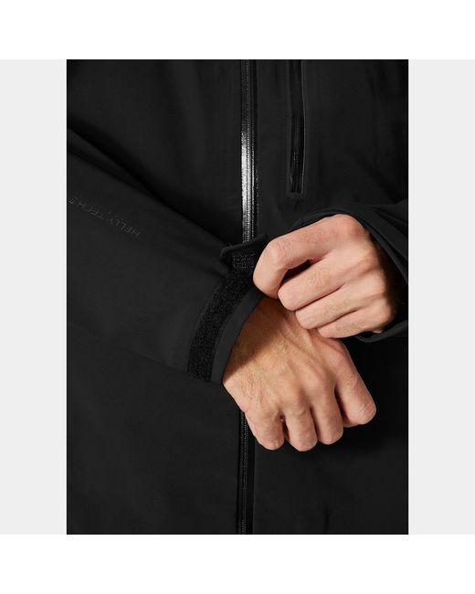 Helly Hansen Black Swift 3L Shell Jacket for men