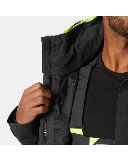 Helly Hansen Black Skagen Offshore Sailing Jacket for men