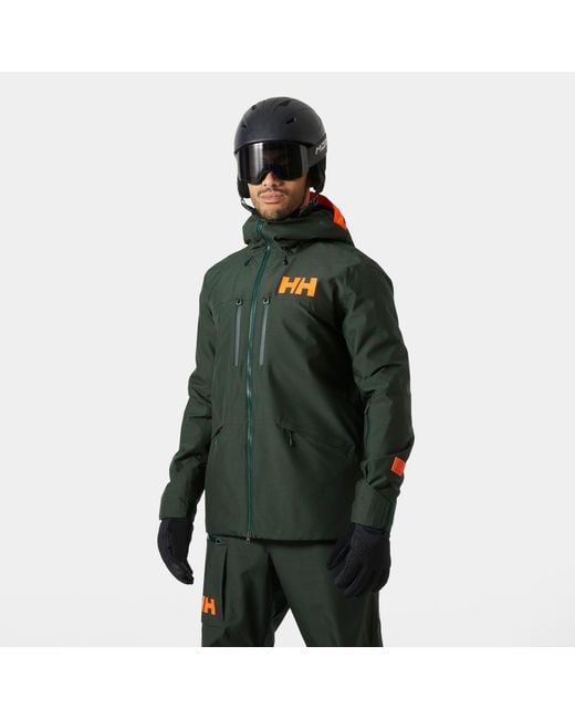 Helly Hansen Green Garibaldi 2.0 Waterproof Ski Jacket for men
