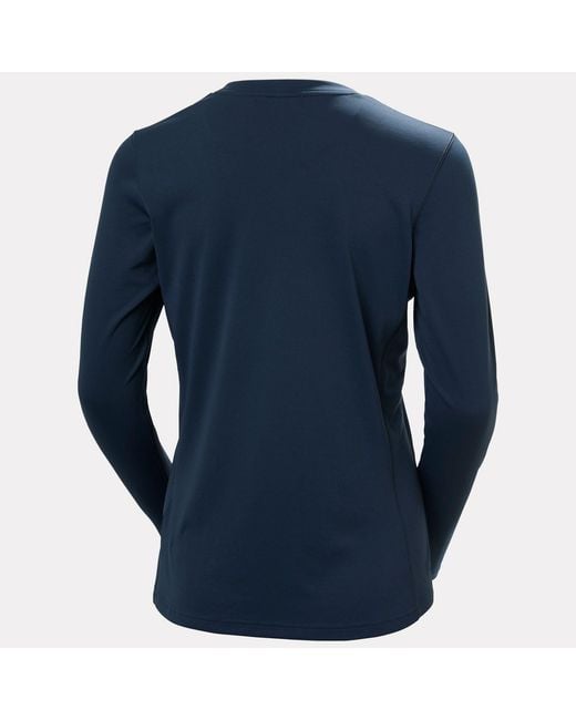 Helly Hansen Blue Lifa Active Solen Long Sleeve
