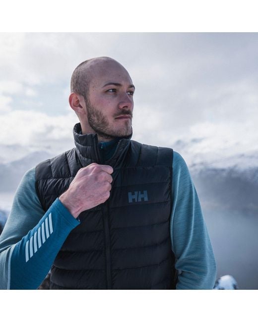 Helly Hansen Black Verglas Down Vest 2.0 for men