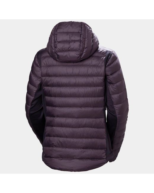 Helly Hansen Purple Verglas Down Hybrid Hooded Jacket 2.0