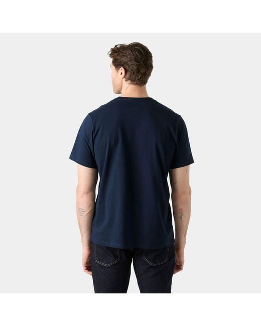 Core Graphic T 2.0 Hombre Helly Hansen de hombre de color Blue