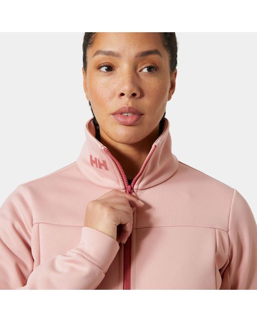 Crew Fleece Jacket Mujer Helly Hansen de color Pink