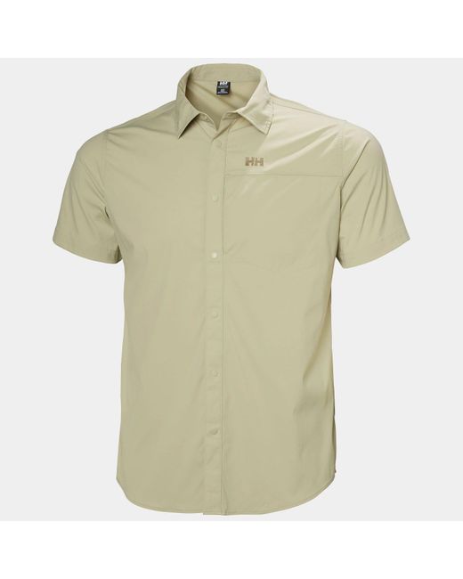 Helly Hansen Green Tofino Solen Short Sleeve Shirt for men