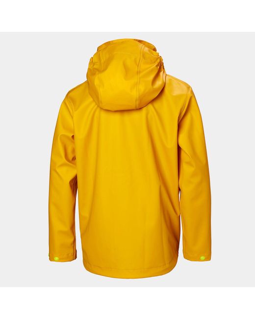 Helly Hansen Yellow Junior's Moss Classic Helox Rain Jacket