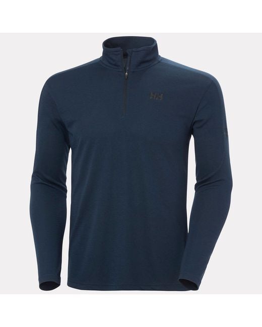 Hp 1/2 Zip Pullover di Helly Hansen in Blue da Uomo
