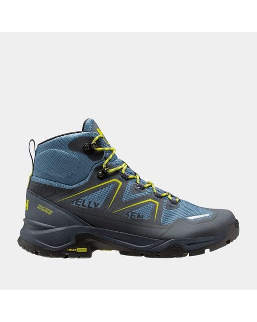 Helly Hansen Blue Cascade Mid Low-Cut Helly Tech Boots for men