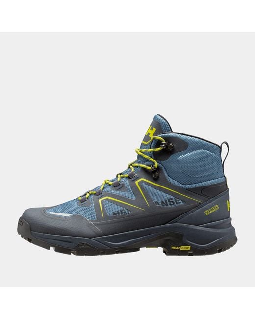 Helly Hansen Blue Cascade Mid Low-Cut Helly Tech Boots for men