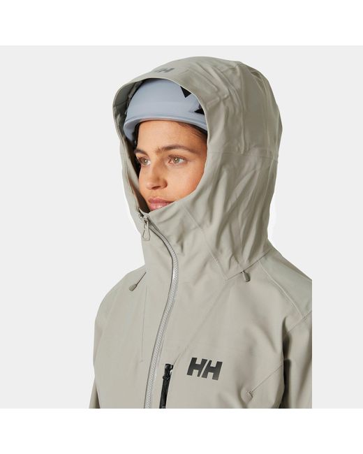 Helly Hansen Gray Verglas Backcountry Ski Shell Jacket