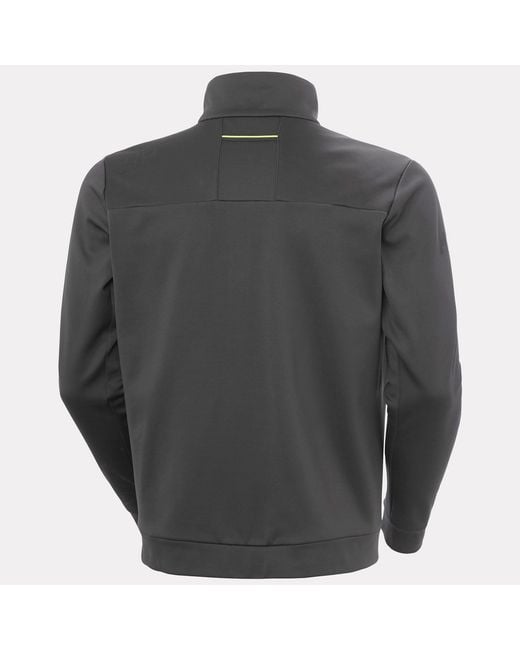 Helly Hansen Gray Crew Fleece Jacket for men