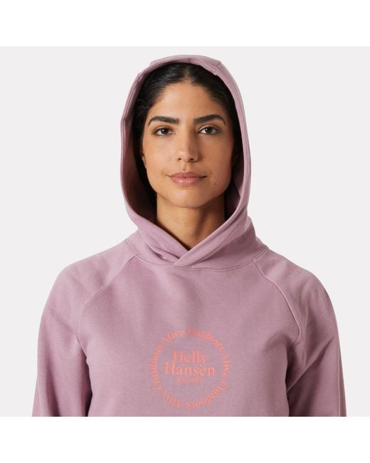 Core Graphic Hoodie XL di Helly Hansen in Purple