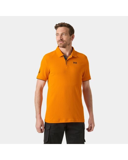Helly Hansen Orange Ocean Polo 2.0 for men