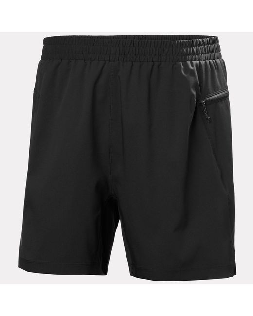 Helly Hansen Black Trail Shorts 6" for men