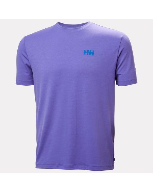 Helly Hansen Purple Skog Recycled Graphic T-Shirt for men
