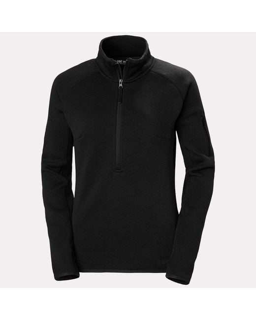 Helly Hansen Black Varde Half-Zip 2.0