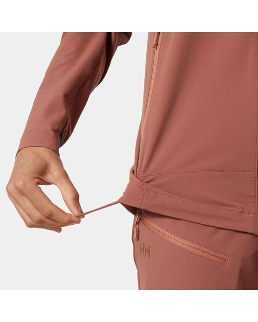 Helly Hansen Brown Blaze Hooded Softshell Jacket