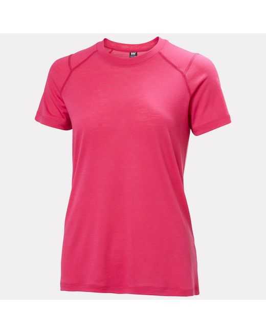 Helly Hansen Pink Hh Durawool T-Shirt