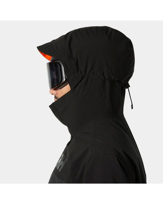 Helly Hansen Black Ullr D Fram Jacket