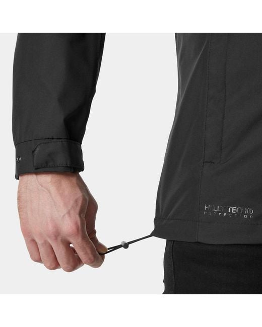 Helly Hansen Men's Dubliner Shell Rain Jacket Black for men