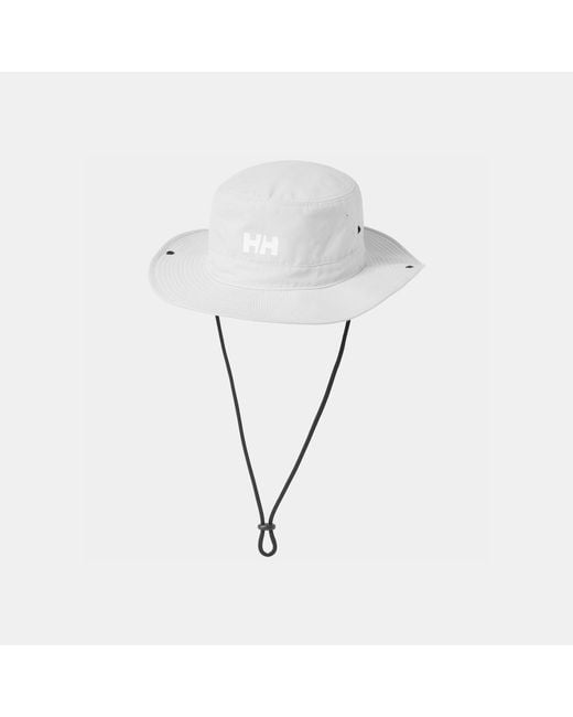 Crew Sun Hat Helly Hansen de color Gray