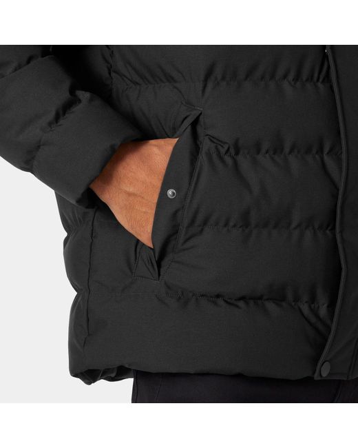 Helly Hansen Black Alby Puffy Jacket for men