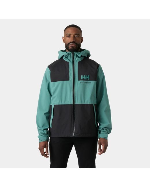 Helly Hansen Green Ace Rain Jacket for men