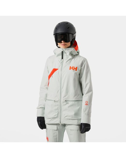 Helly Hansen Metallic Whitewall Lifaloft 3.0 Ski Jacket