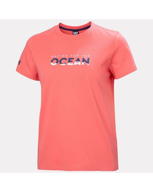 Helly Hansen Red The Ocean Race T-Shirt