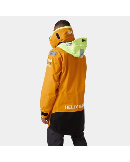 Helly Hansen Yellow Aegir Ocean Sailing Jacket for men