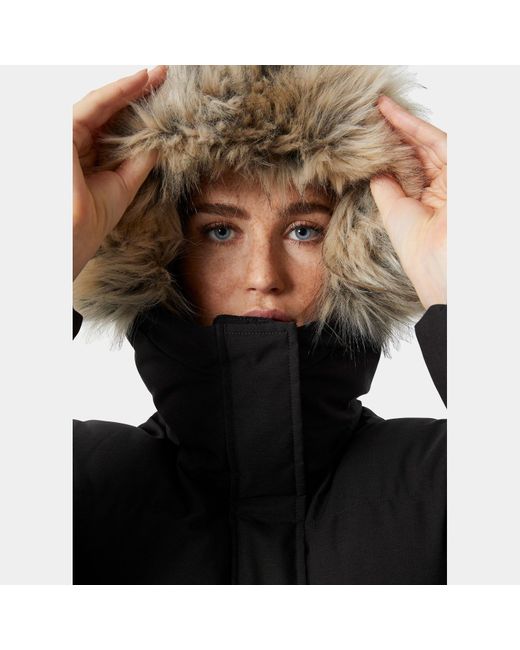 Helly Hansen Black Blossom Puffy Parka