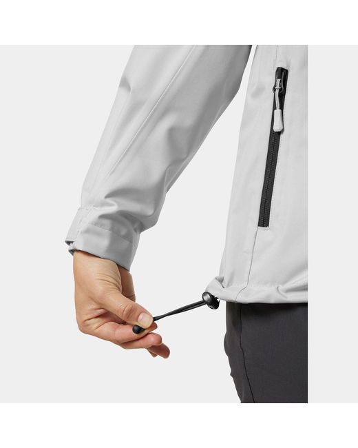 Helly Hansen Gray Crew Hooded Jacket 2.0